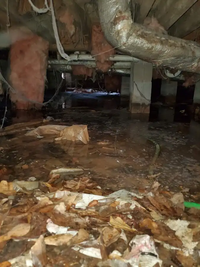 Crawl space flood assessment for Commercial Water Damage Restoration in Culpeper