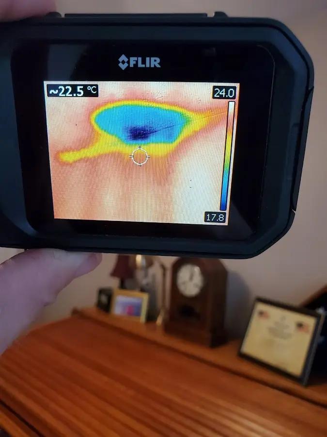 Thermal imaging inspection for water damage in Culpeper